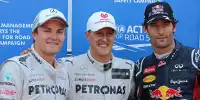 Michael Schumacher, Mark Webber, Nico Rosberg