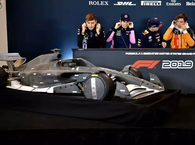 George Russell, Lance Stroll, Pierre Gasly, Max Verstappen, Lando Norris Titel-Bild zur News: George Russell, Lance Stroll, Pierre Gasly, Max Verstappen, Lando Norris