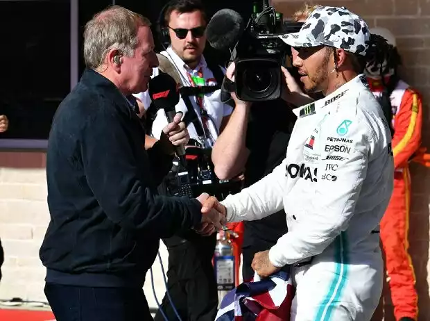 Martin Brundle Lewis Hamilton Interview Titel-Bild zur News: Martin Brundle Lewis Hamilton Interview