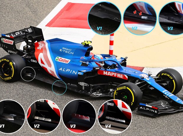 Esteban Ocon, Unterboden Esteban Ocon, Unterboden
