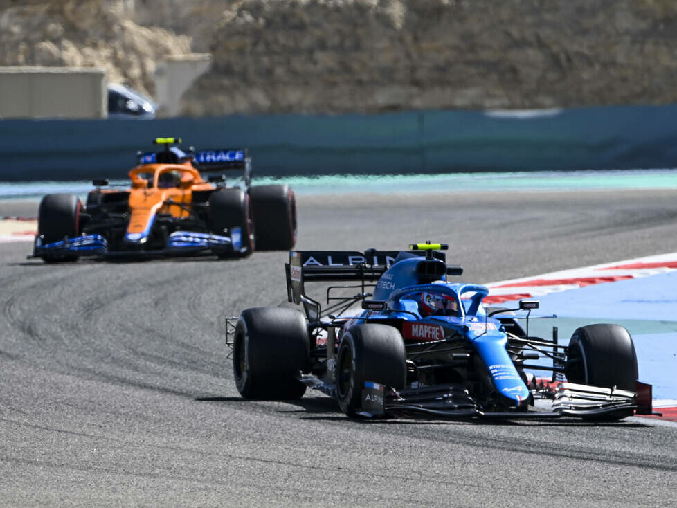 Esteban Ocon, Lando Norris