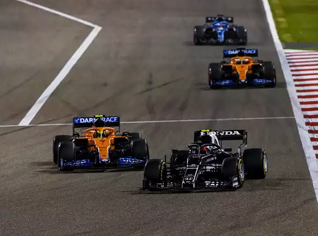 Titel-Bild zur News: Pierre Gasly, Lando Norris, Daniel Ricciardo, Fernando Alonso