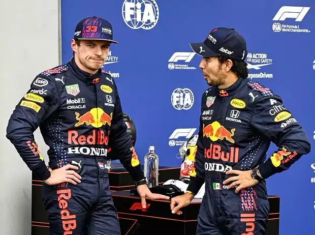 Max Verstappen, Sergio Perez Titel-Bild zur News: Max Verstappen, Sergio Perez