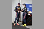 Max Verstappen (Red Bull) und Sergio Perez (Red Bull) 