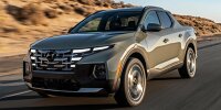 Bild zum Inhalt: Vorne Tucson, hinten Pick-up: Hyundai zeigt den Santa Cruz (2022)