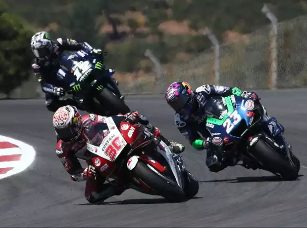 Takaaki Nakagami, Enea Bastianini, Maverick Vinales Titel-Bild zur News: Takaaki Nakagami, Enea Bastianini, Maverick Vinales