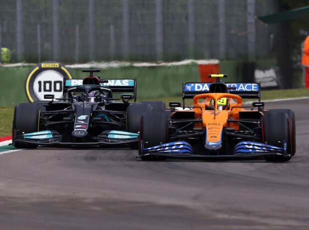 Lando Norris, Lewis Hamilton