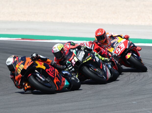 Brad Binder, Aleix Espargaro, Marc Marquez