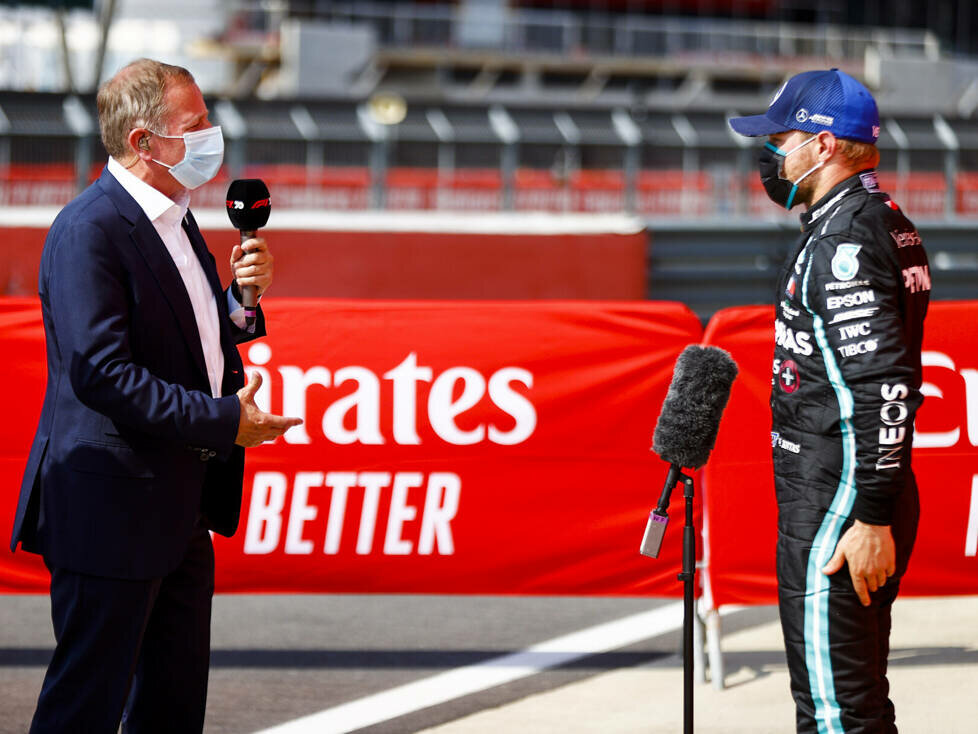 Martin Brundle und Valtteri Bottas