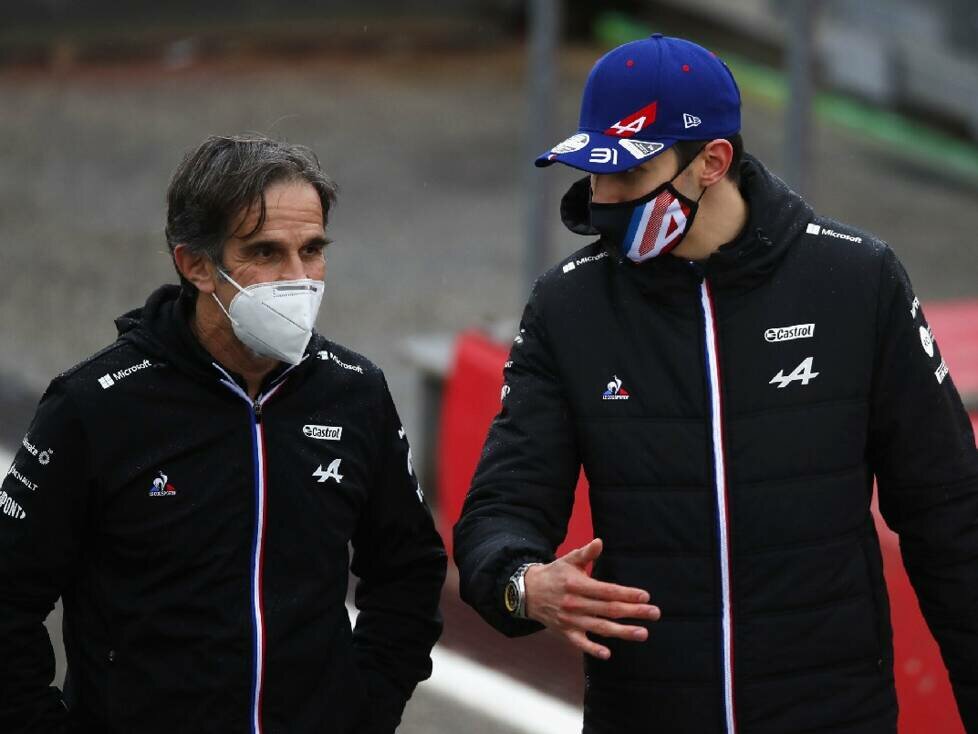 Davide Brivio Esteban Ocon Alpine