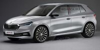 Skoda Fabia (2021) im Rendering