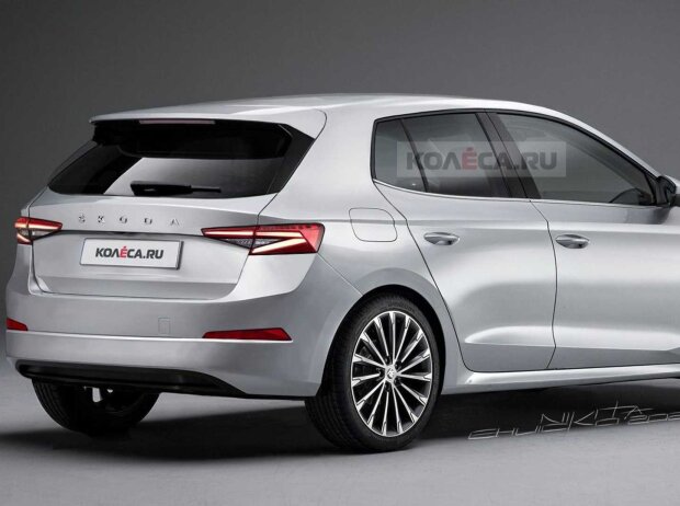 Skoda Fabia Rendering