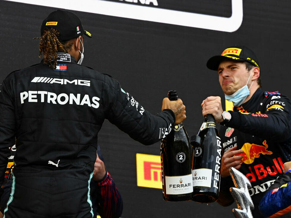 Lewis Hamilton, Max Verstappen, Lando Norris