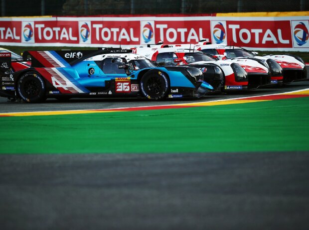 LMP1 von Alpine und Hypercars von Toyota in der LMH der WEC 2021