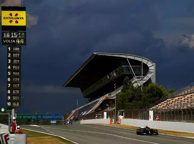 Titel-Bild zur News: Valtteri Bottas Barcelona Spanien