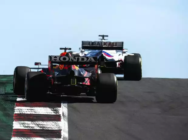 Nikita Masepin, Max Verstappen Titel-Bild zur News: Nikita Masepin, Max Verstappen