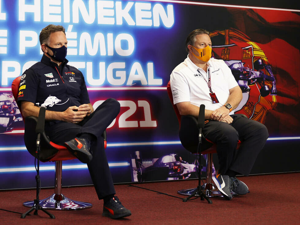 Toto Wolff, Christian Horner, Zak Brown