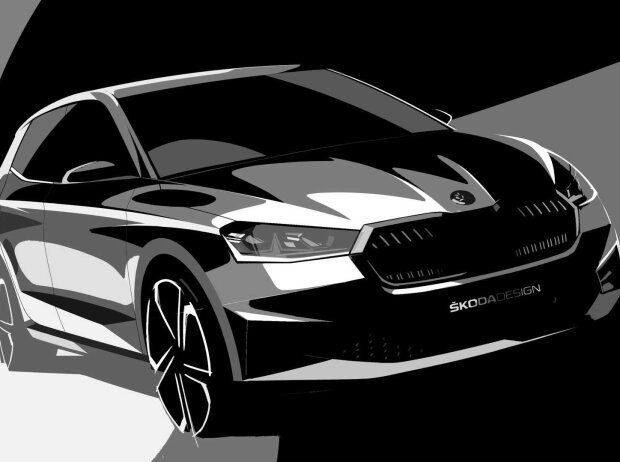 Skoda Fabia (2021) auf ersten Teaserbildern Skoda Fabia (2021) auf ersten Teaserbildern