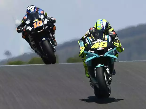 Valentino Rossi, Luca Marini Titel-Bild zur News: Valentino Rossi, Luca Marini