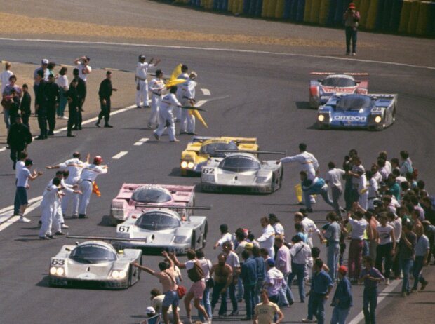 Zieldurchfahrt 24h Le Mans 1989 Zieldurchfahrt 24h Le Mans 1989
