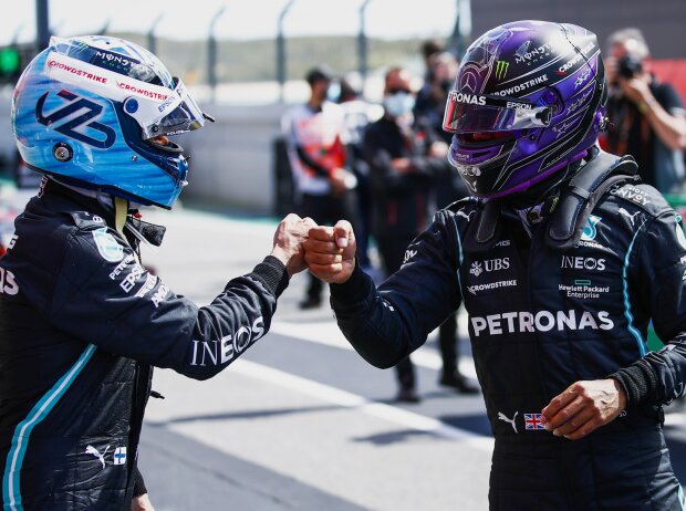 Valtteri Bottas, Lewis Hamilton