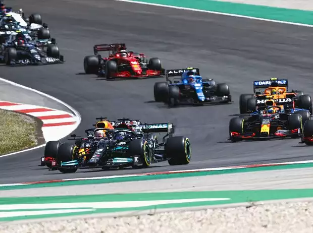 Lewis Hamilton, Max Verstappen, Carlos Sainz, Sergio Perez, Lando Norris, Esteban Ocon, Charles Leclerc Titel-Bild zur News: Lewis Hamilton, Max Verstappen, Carlos Sainz, Sergio Perez, Lando Norris, Esteban Ocon, Charles Leclerc