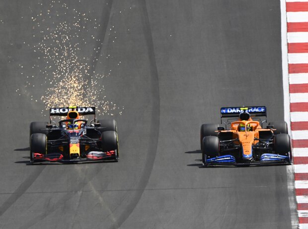 Sergio Perez, Lando Norris Sergio Perez, Lando Norris
