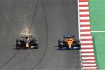 Sergio Perez (Red Bull) und Lando Norris (McLaren) 