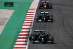 Lewis Hamilton (Mercedes), Valtteri Bottas (Mercedes) und Max Verstappen (Red Bull) 