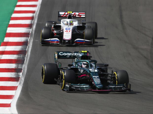 Sebastian Vettel, Mick Schumacher Sebastian Vettel, Mick Schumacher
