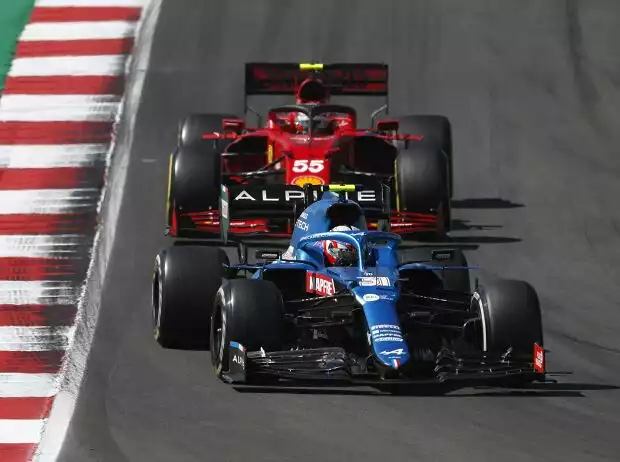 Titel-Bild zur News: Esteban Ocon, Carlos Sainz