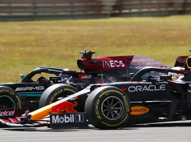 Lewis Hamilton, Max Verstappen Titel-Bild zur News: Lewis Hamilton, Max Verstappen