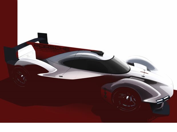 Porsche-LMDh-Projekt, Porsche LMDh, Rendering Porsche-LMDh-Projekt, Porsche LMDh, Rendering