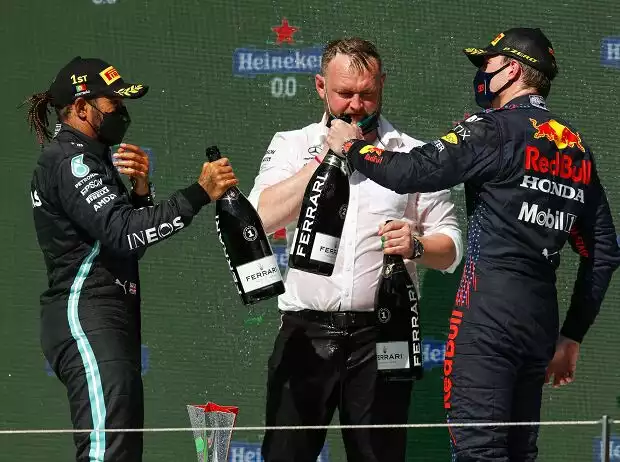 Lewis Hamilton, Max Verstappen Titel-Bild zur News: Lewis Hamilton, Max Verstappen
