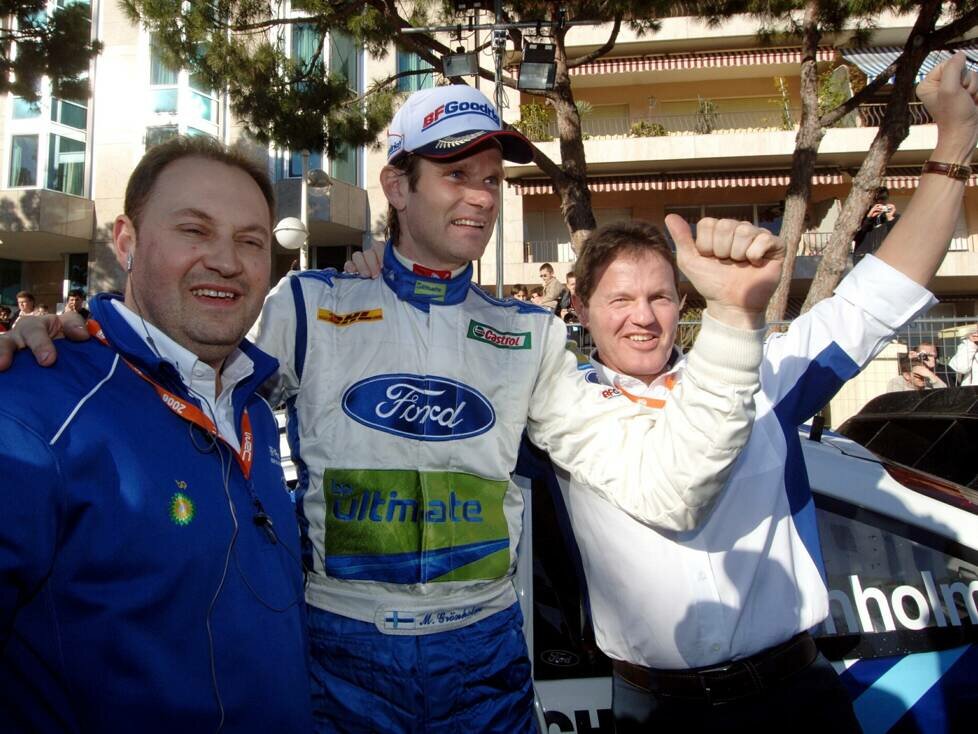 Marcus Grönholm, Christian Loriaux, Malcolm Wilson