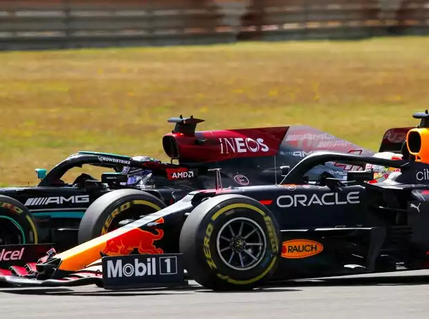 Lewis Hamilton, Max Verstappen Titel-Bild zur News: Lewis Hamilton, Max Verstappen