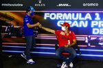 Fernando Alonso (Alpine) und Carlos Sainz (Ferrari) 