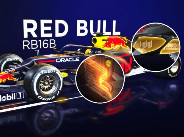 Titel-Bild zur News: Updates am Red Bull RB16B