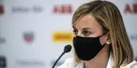Susie Wolff bei der Pressekonferenz vor dem Formel-E-Rennen in Monaco 2021