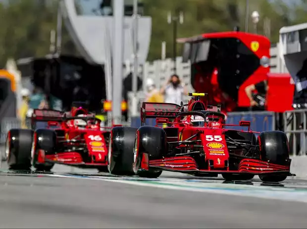 Carlos Sainz, Charles Leclerc Titel-Bild zur News: Carlos Sainz, Charles Leclerc