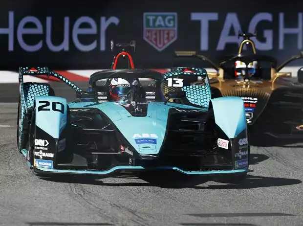 Mitch Evans und Antonio Felix da Costa beim Rennen der Formel E in Monaco 2021 Titel-Bild zur News: Mitch Evans und Antonio Felix da Costa beim Rennen der Formel E in Monaco 2021