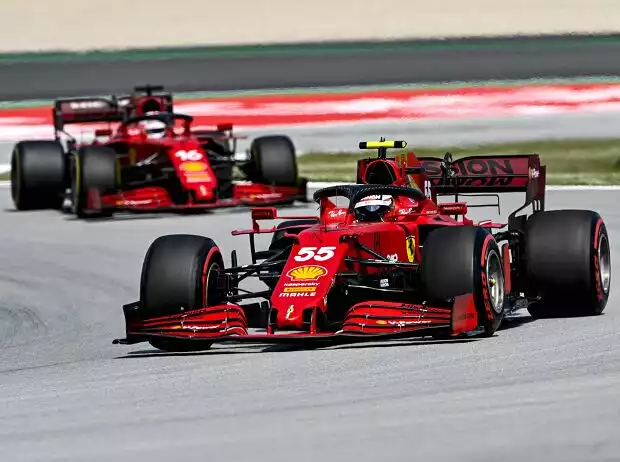 Titel-Bild zur News: Carlos Sainz, Charles Leclerc