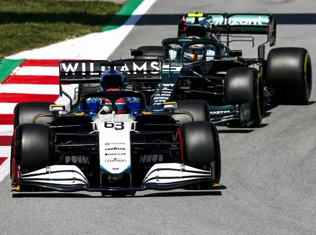 George Russell, Sebastian Vettel Titel-Bild zur News: George Russell, Sebastian Vettel