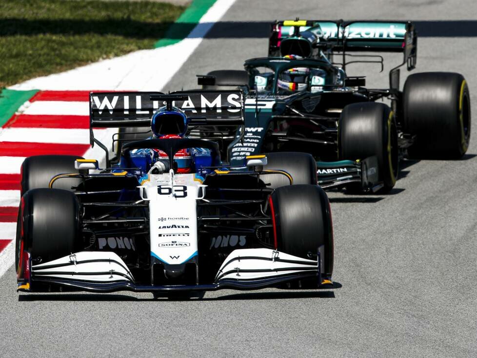 George Russell, Sebastian Vettel