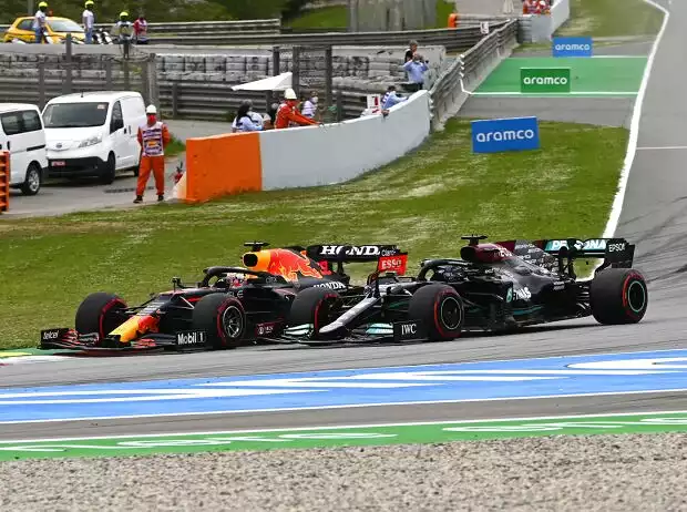 Max Verstappen, Lewis Hamilton Titel-Bild zur News: Max Verstappen, Lewis Hamilton