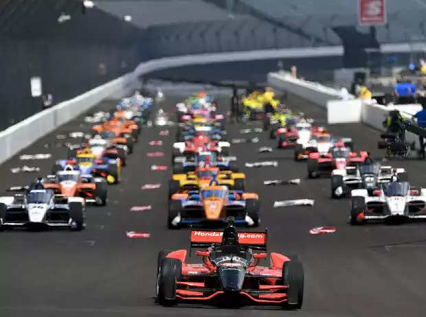 Symbolische Startaufstellung für das 104. Indy 500 im August 2020 Titel-Bild zur News: Symbolische Startaufstellung für das 104. Indy 500 im August 2020