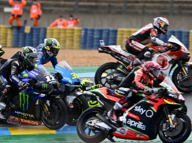 Chaos beim Start zum GP Frankreich 2020 in Le Mans