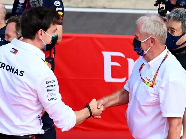 Titel-Bild zur News: Toto Wolff, Helmut Marko