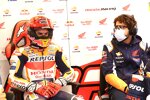 Marc Marquez und Santi Hernandez (Honda) 