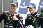 Fabio Quartararo (Yamaha) und Maverick Vinales (Yamaha) 